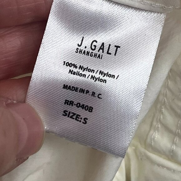 J Galt Off-White Zip up Windbreaker - Picture 5 of 5